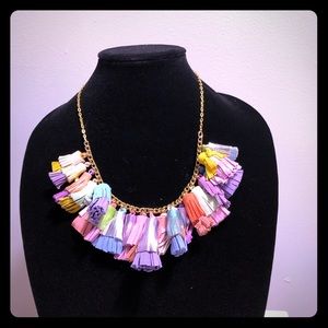 Leather Tassel Necklace